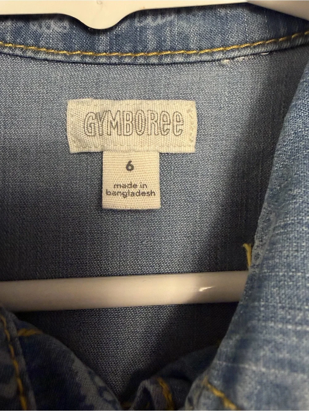 Gymboree Light Blue Denim Shirt Dress
